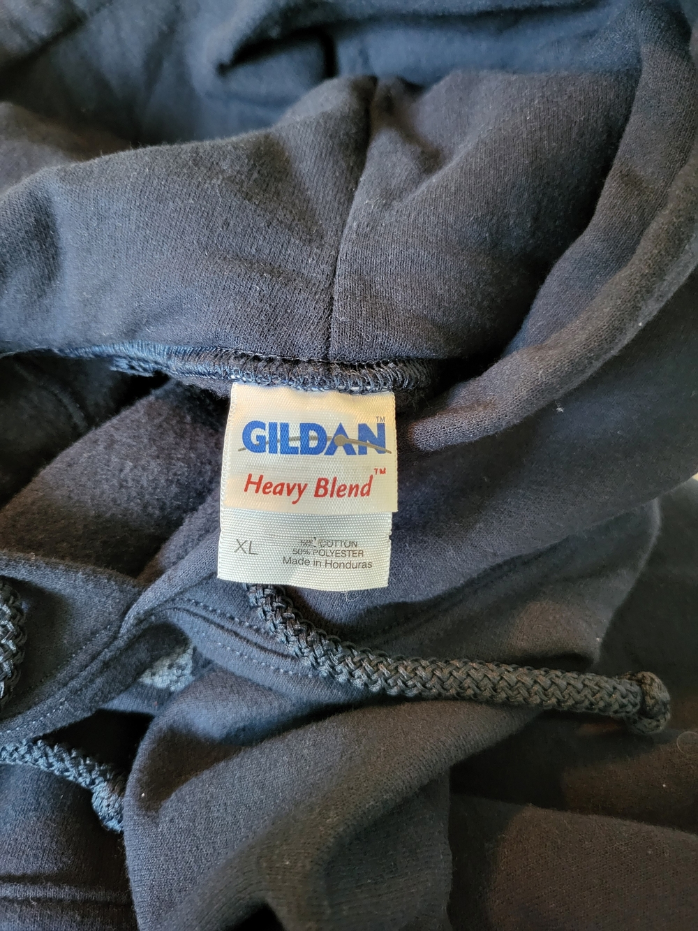 Gildan XL Navy Atlanta Georgia Graphic Hoodie - Picture 4 of 4